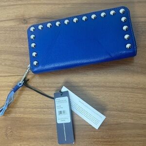 Rebecca Minkoff cobalt blue long wallet